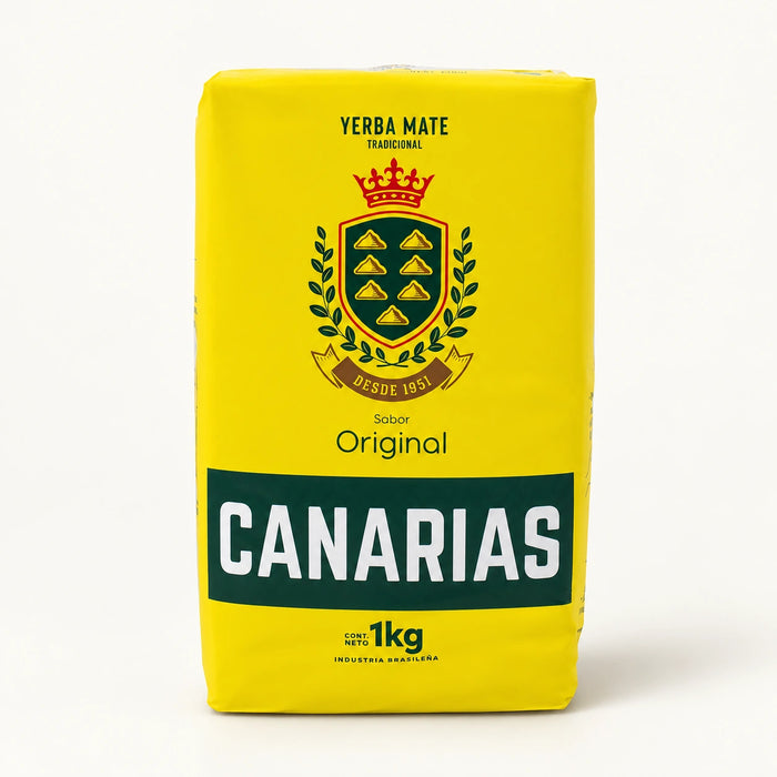 Canarias Original yerba mate 1 kg — fotografija proizvoda na svetloj pozadini