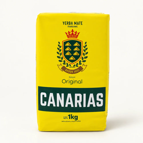 Canarias Original yerba mate 1 kg — fotografija proizvoda na svetloj pozadini