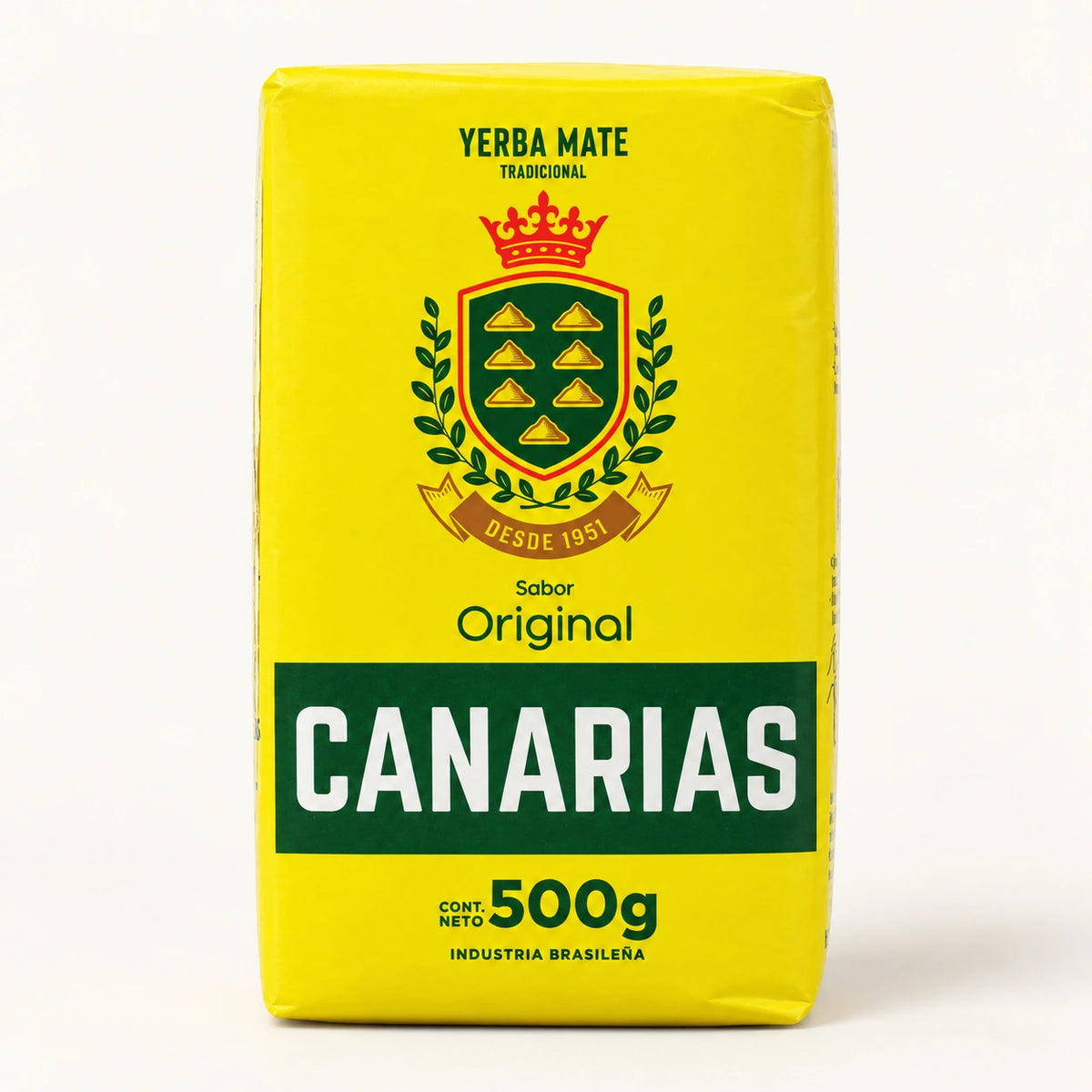 Canarias Original yerba mate 500 g — fotografija proizvoda na svetloj pozadini