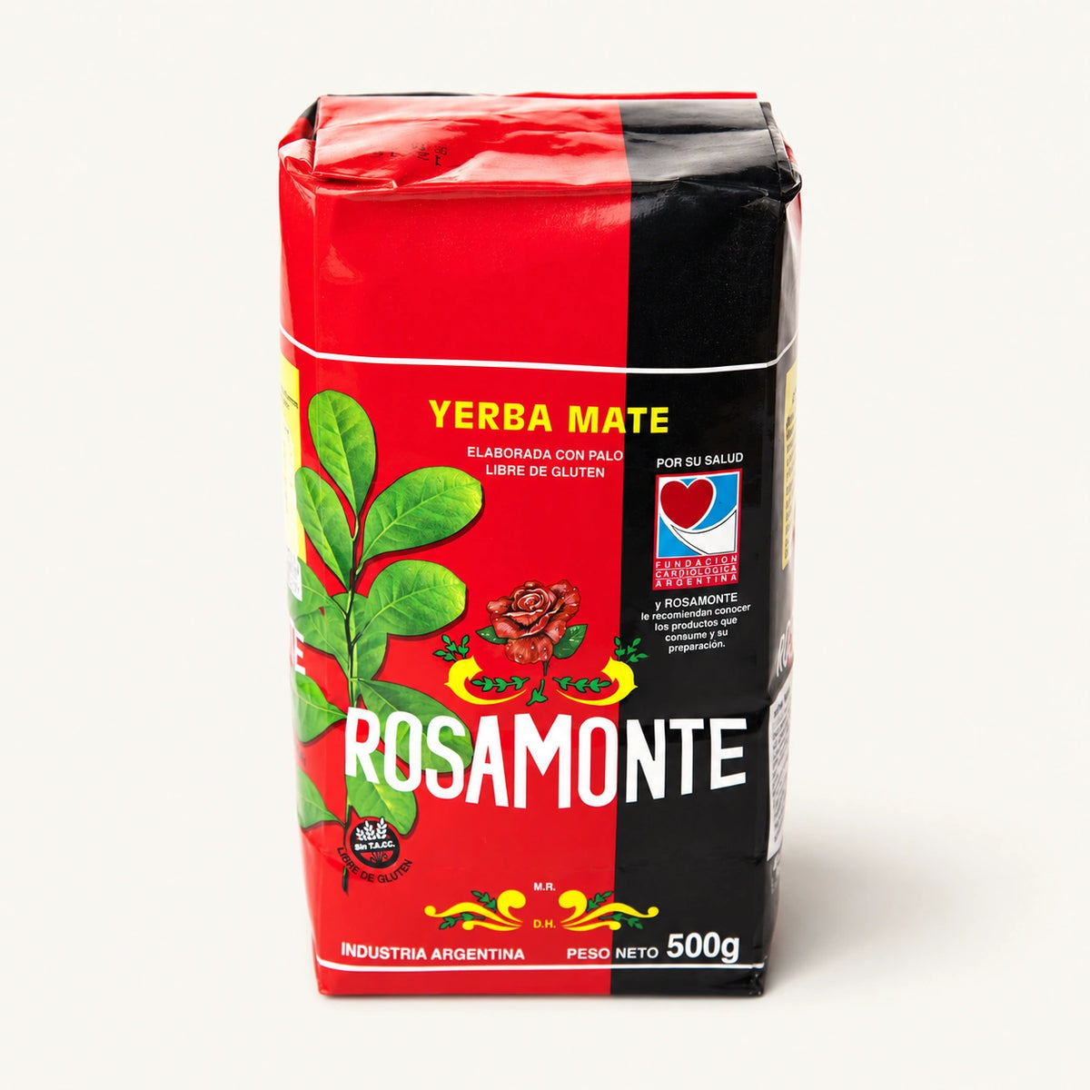 Rosamonte Tradicional yerba mate 500 g — fotografija proizvoda na svetloj pozadini