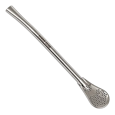 Metal bombilla for yerba mate